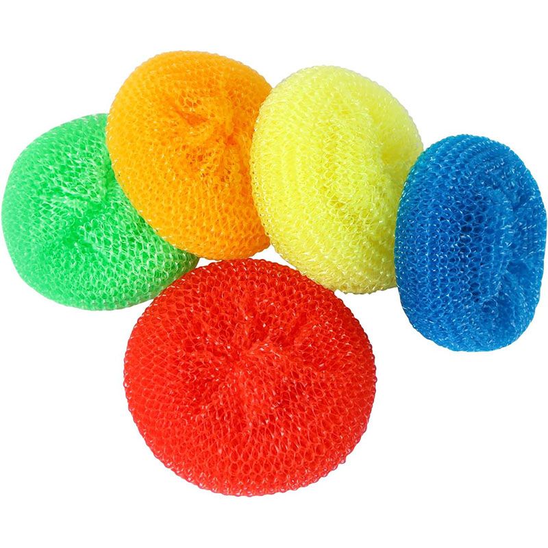 Esfregão de limpeza de banheiro de prato de plástico colorido