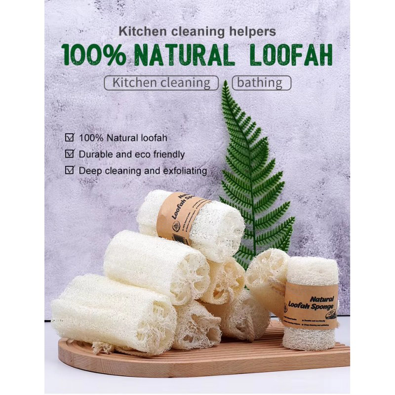 Esponja de limpeza de cozinha com bucha para lavar louça