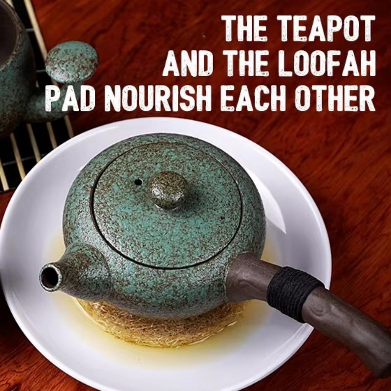 Limpeza de cozinha com esponja de bucha natural orgânica