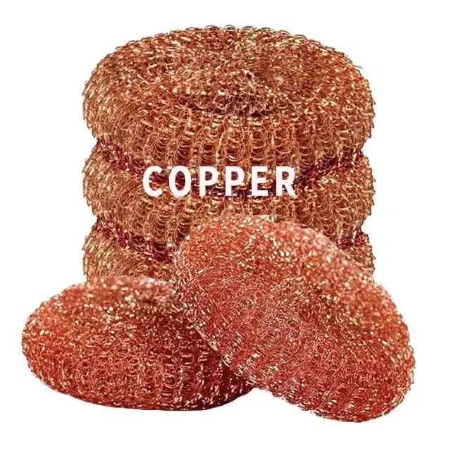 Limpeza de limpeza de malha de cobre pura Limpeza de cozinha da bola